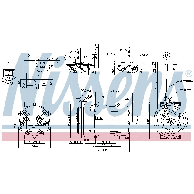 NISSENS COMPRESSOR TO SUIT IVECO