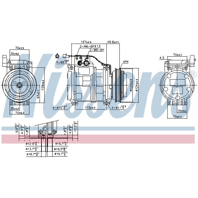NISSENS COMPRESSOR TO SUIT IVECO