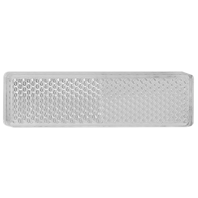 Rectangular Reflector - White (Twin Pack)