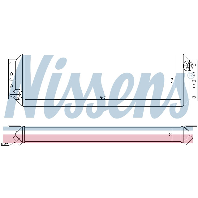 NISSENS OIL COOLER TO SUIT MAN