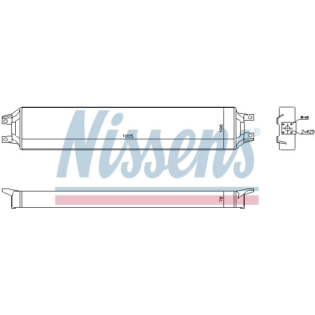 NISSENS OIL COOLER TO SUIT MERCEDES