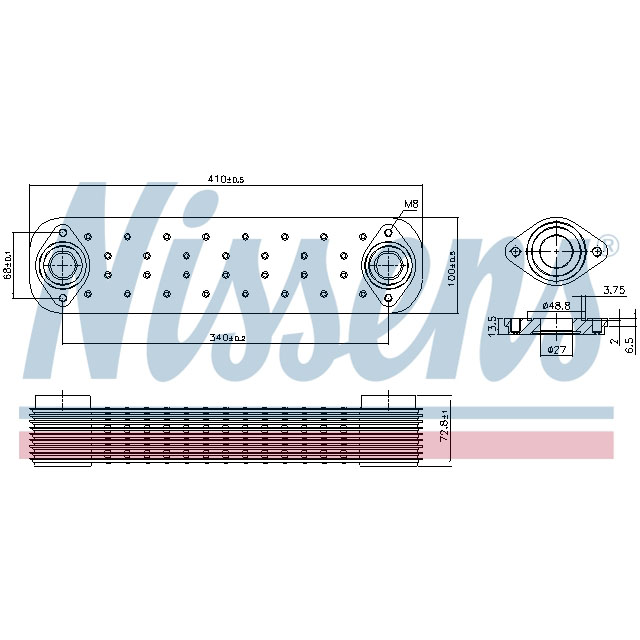 NISSENS OIL COOLER TO SUIT IVECO