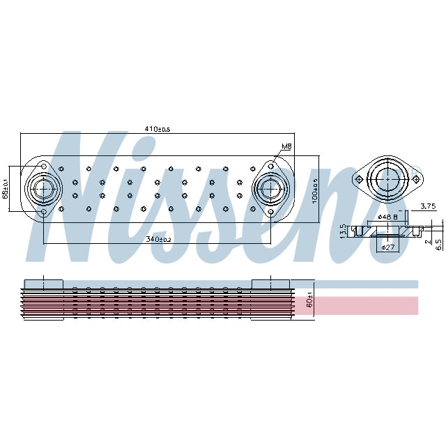 NISSENS OIL COOLER TO SUIT IVECO
