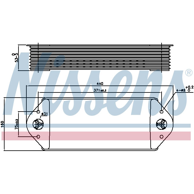 NISSENS OIL COOLER TO SUIT SCANIA