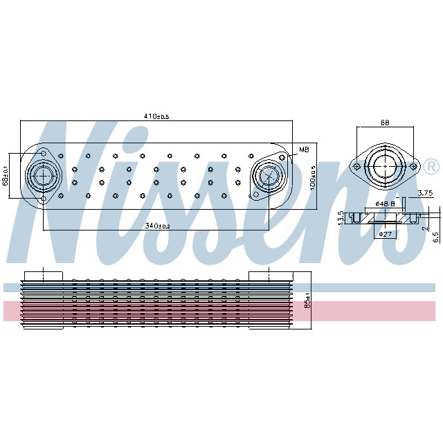 NISSENS OIL COOLER TO SUIT IVECO