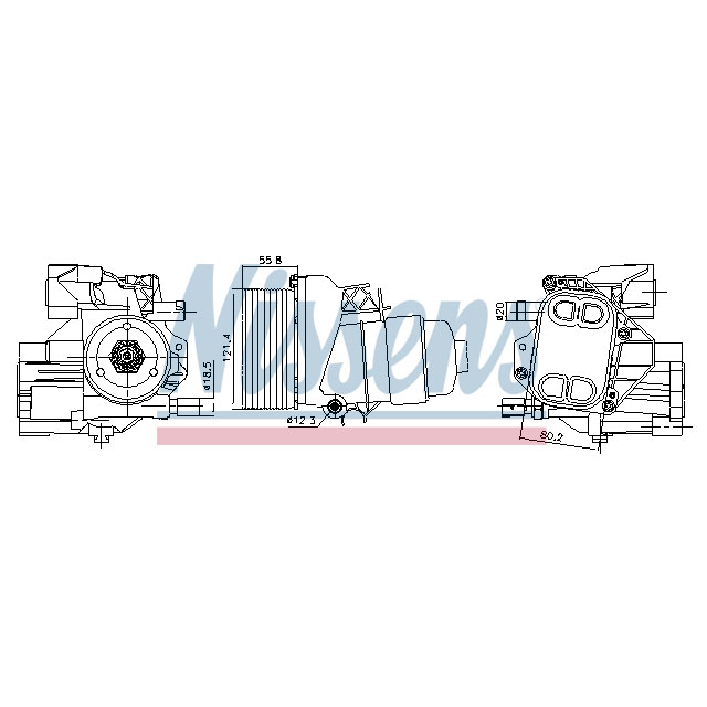 NISSENS OIL COOLER TO SUIT LCV