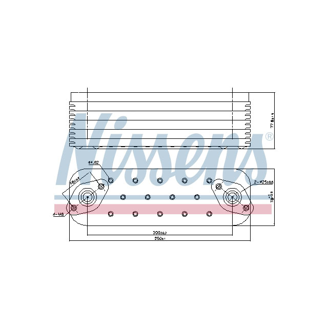 NISSENS OIL COOLER TO SUIT MAN