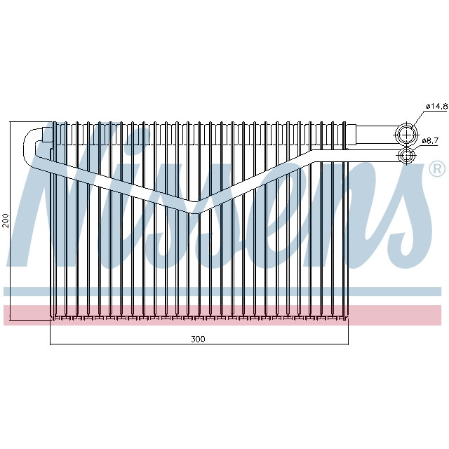NISSENS EVAPORATOR TO SUIT MERCEDES