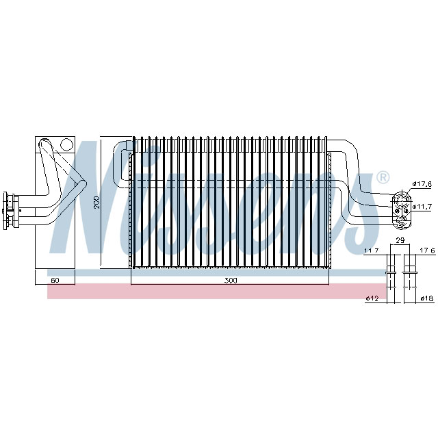 NISSENS EVAPORATOR TO SUIT MAN