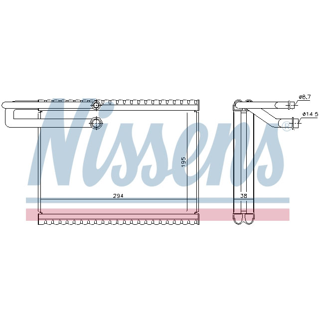 92323 NISSENS EVAPORATOR TO SUIT VOLVO
