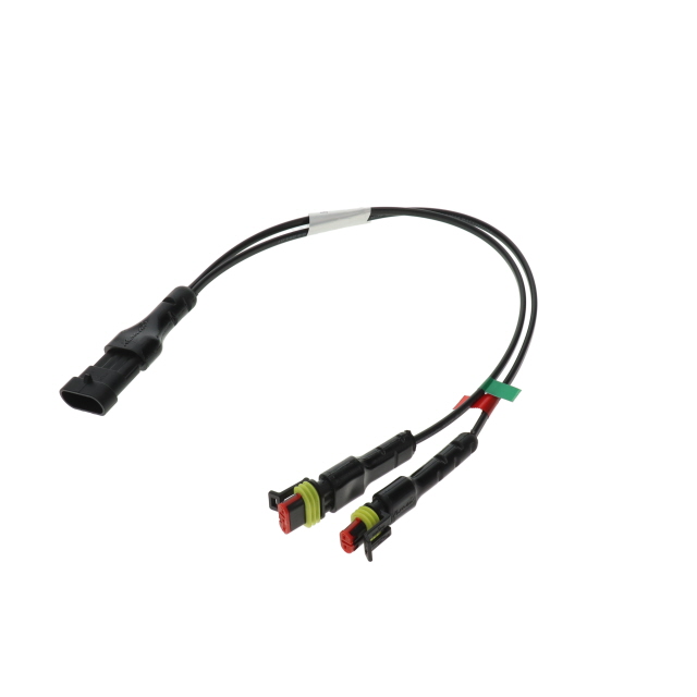 Rubbolite T-Piece Adaptor Link Assembly - 2 Core, 0.5m