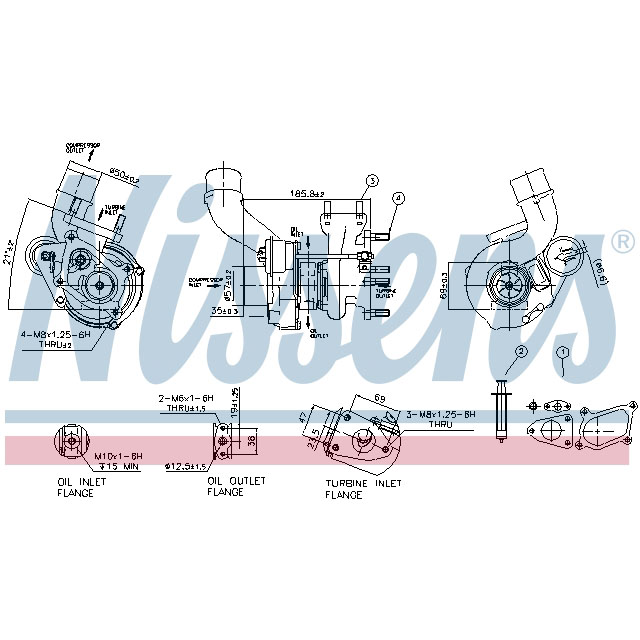 NISSENS TURBO TO SUIT LCV