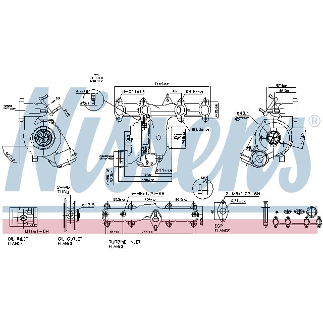 NISSENS TURBO TO SUIT LCV