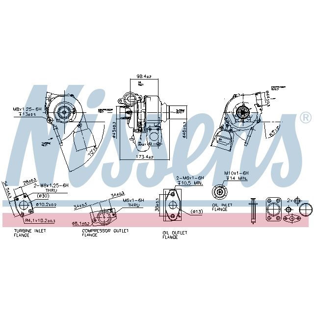 NISSENS TURBO TO SUIT LCV