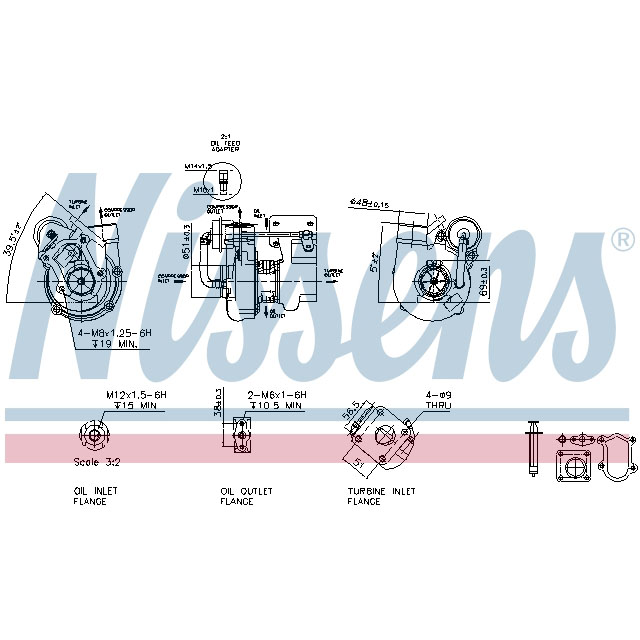 NISSENS TURBO TO SUIT LCV