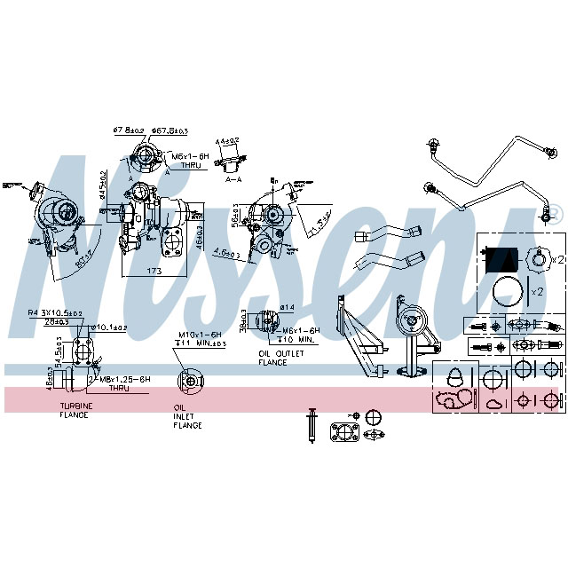 NISSENS TURBO TO SUIT LCV