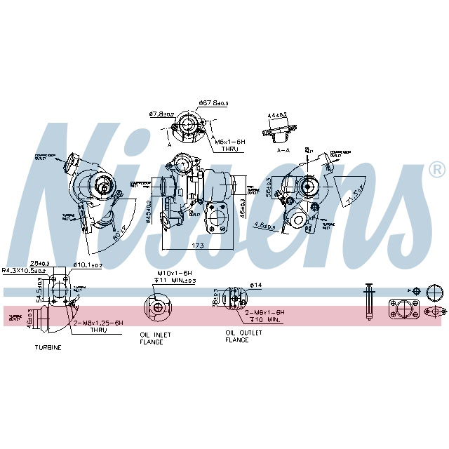 NISSENS TURBO TO SUIT LCV