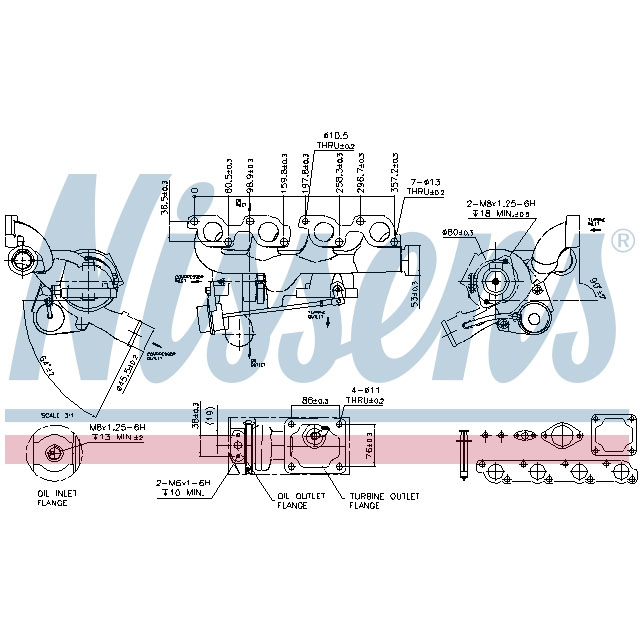 NISSENS TURBO TO SUIT LCV
