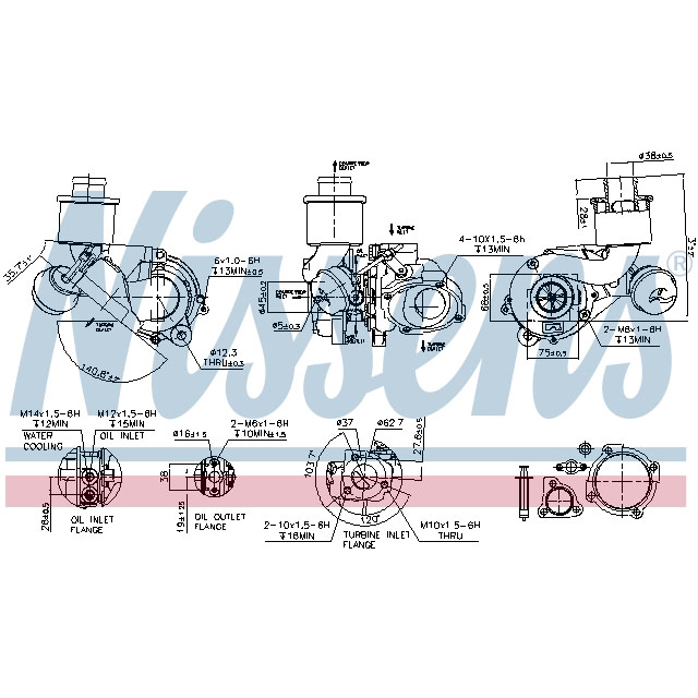 NISSENS TURBO TO SUIT LCV