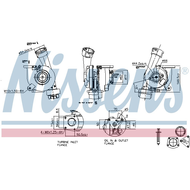 NISSENS TURBO TO SUIT LCV