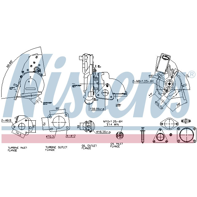 NISSENS TURBO TO SUIT LCV
