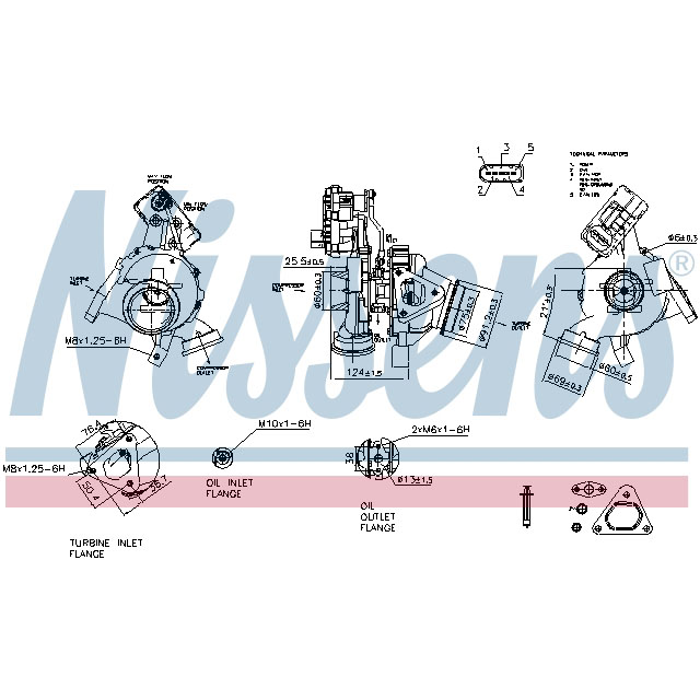 NISSENS TURBO TO SUIT MERCEDES