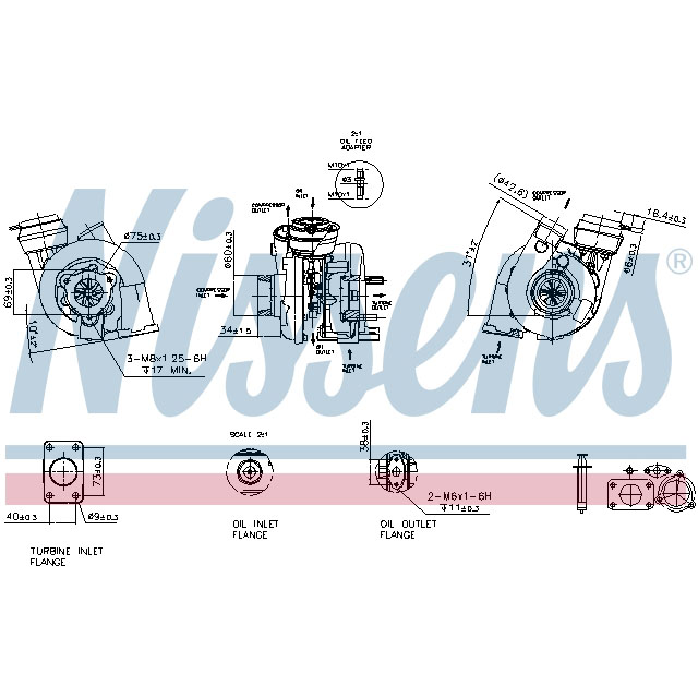 NISSENS TURBO TO SUIT LCV