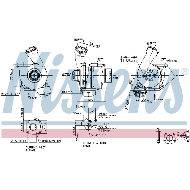 NISSENS TURBO TO SUIT LCV