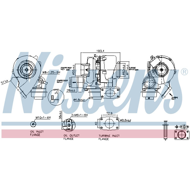 NISSENS TURBO TO SUIT LCV