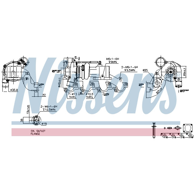 NISSENS TURBO TO SUIT LCV