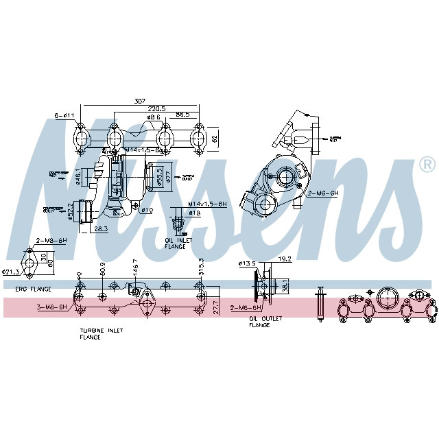 NISSENS TURBO TO SUIT LCV