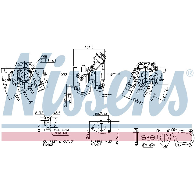 NISSENS TURBO TO SUIT LCV