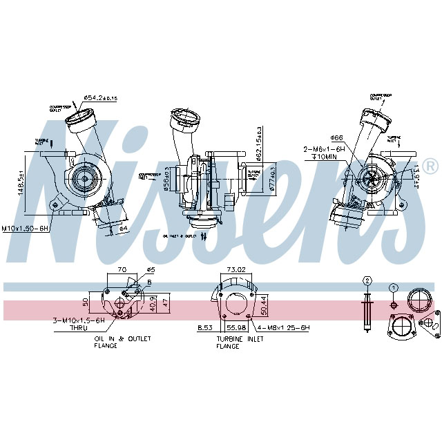 NISSENS TURBO TO SUIT LCV