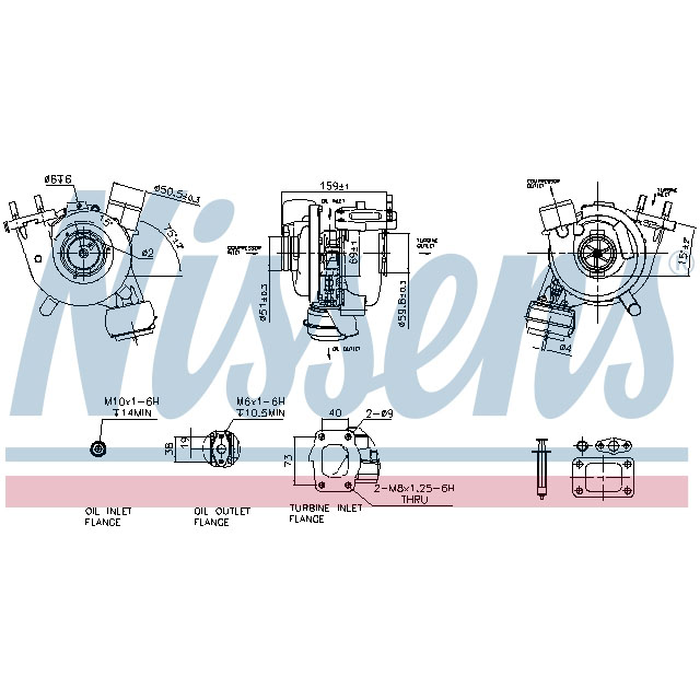 NISSENS TURBO TO SUIT IVECO