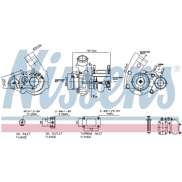 NISSENS TURBO TO SUIT IVECO