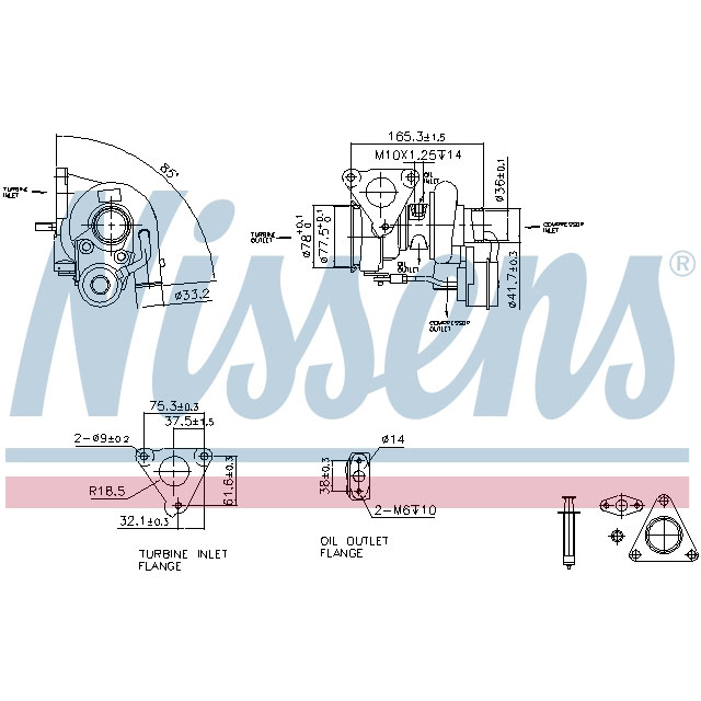 NISSENS TURBO TO SUIT LCV