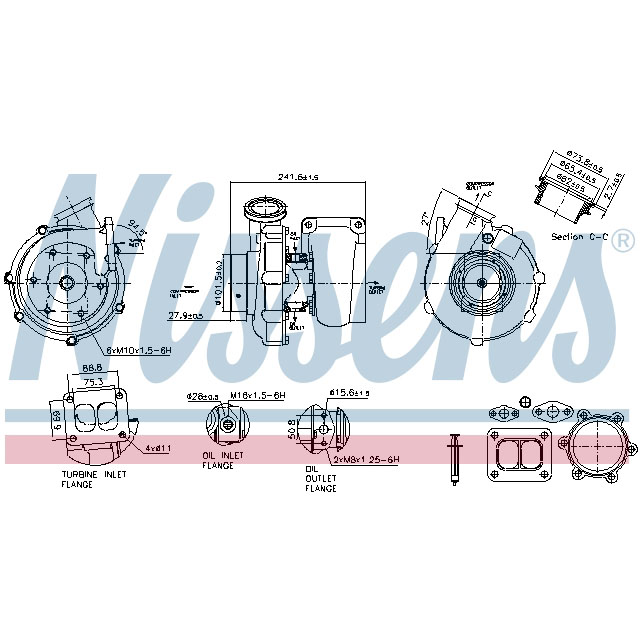 NISSENS TURBO TO SUIT MAN