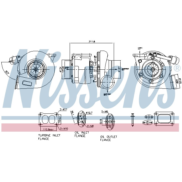 NISSENS TURBO TO SUIT VOLVO