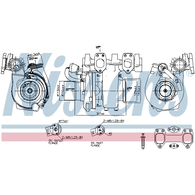 93335 NISSENS TURBO TO SUIT BUS