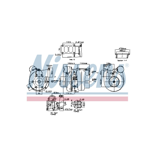 NISSENS TURBO TO SUIT IVECO