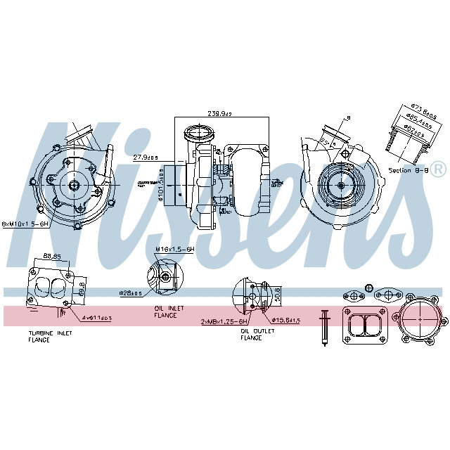 NISSENS TURBO TO SUIT MAN