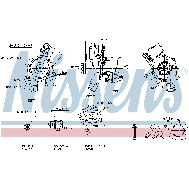 NISSENS TURBO TO SUIT LCV