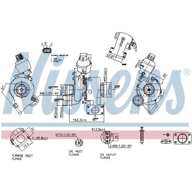 NISSENS TURBO TO SUIT LCV