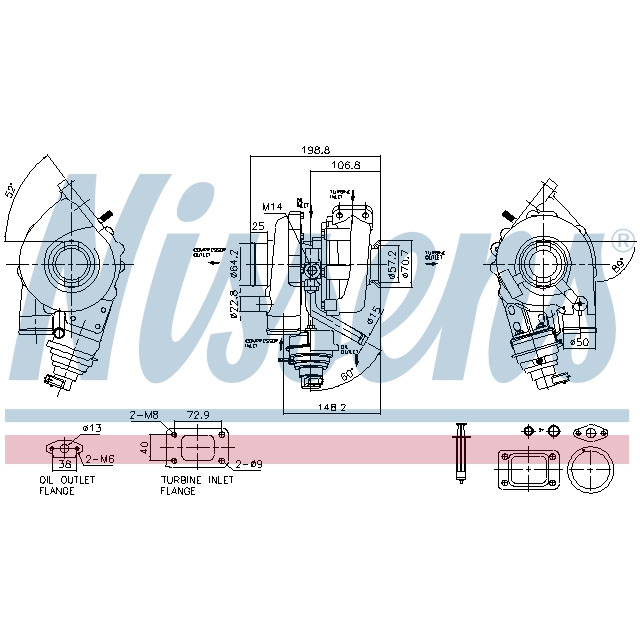 NISSENS TURBO TO SUIT LCV