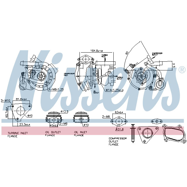 NISSENS TURBO TO SUIT LCV