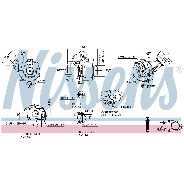 NISSENS TURBO TO SUIT LCV