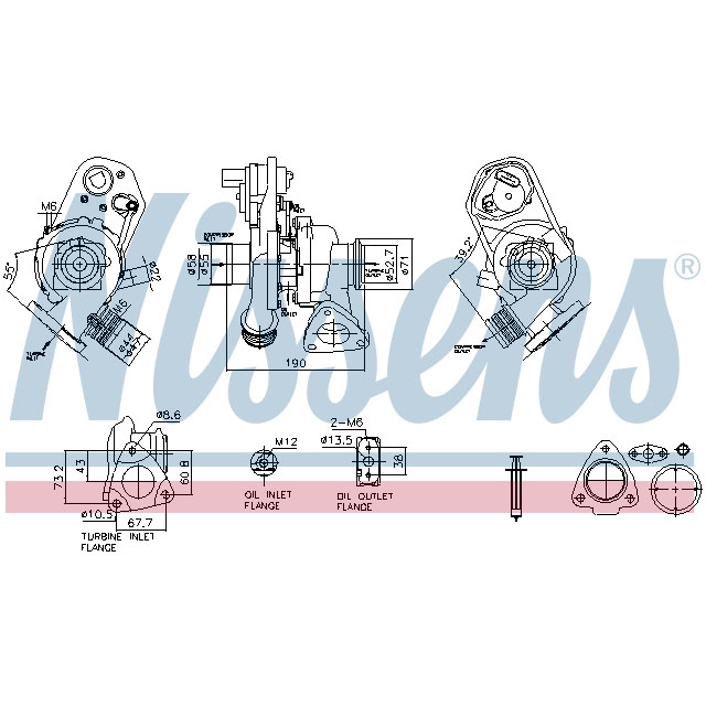 NISSENS TURBO TO SUIT LCV