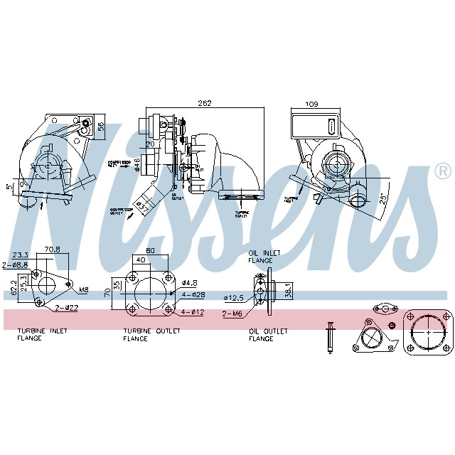 NISSENS TURBO TO SUIT LCV
