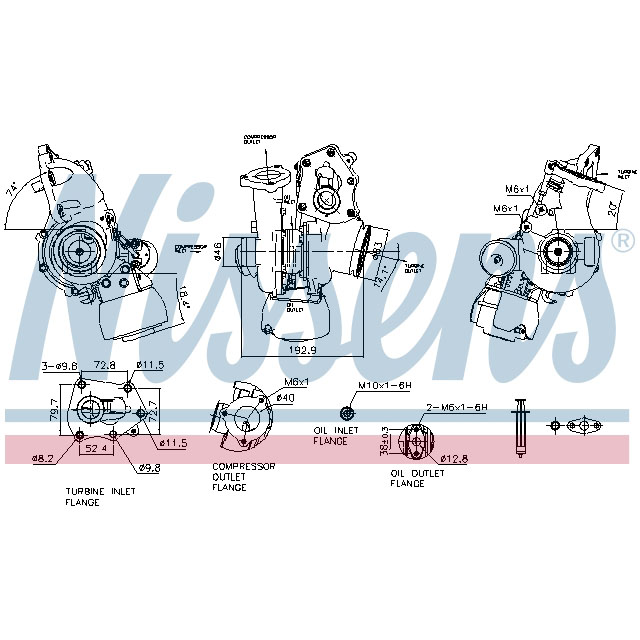 NISSENS TURBO TO SUIT LCV
