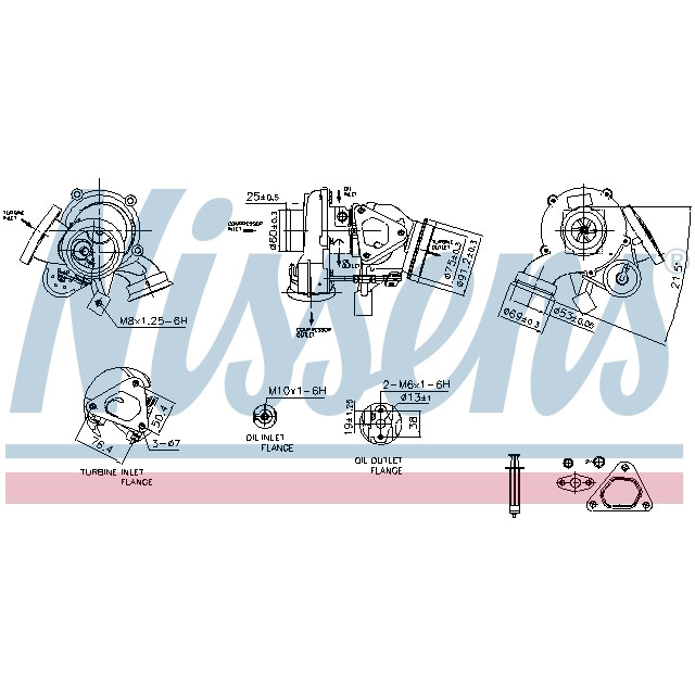 NISSENS TURBO TO SUIT MERCEDES